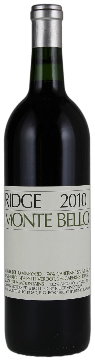 2010 | Ridge Vineyards | Monte Bello