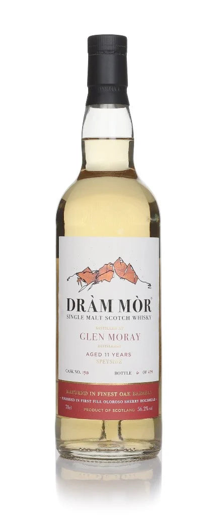 Glen Moray 11 Year Old 2014 Cask #158 - Dram Mor Single Malt Scotch Whisky | 700ML at CaskCartel.com