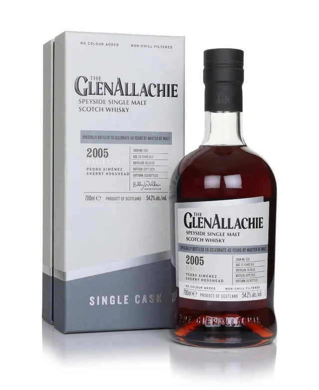 GlenAllachie 20 Year Old 2005 Cask #5391 - PX Sherry Hogshead Single Malt Scotch Whisky | 700ML at CaskCartel.com