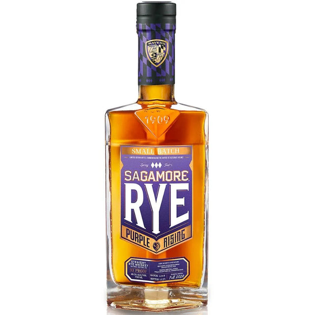 Sagamore Baltimore Ravens Purple Rising 2024 Limited Edition Straight Rye Whiskey at CaskCartel.com