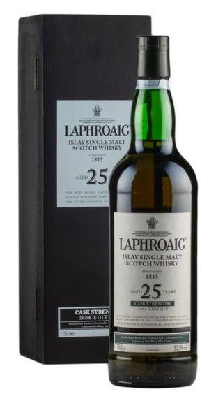 Laphroaig 25 Year Old Cask Strength 2008 Release Single Malt Scotch Whisky | 700ML at CaskCartel.com