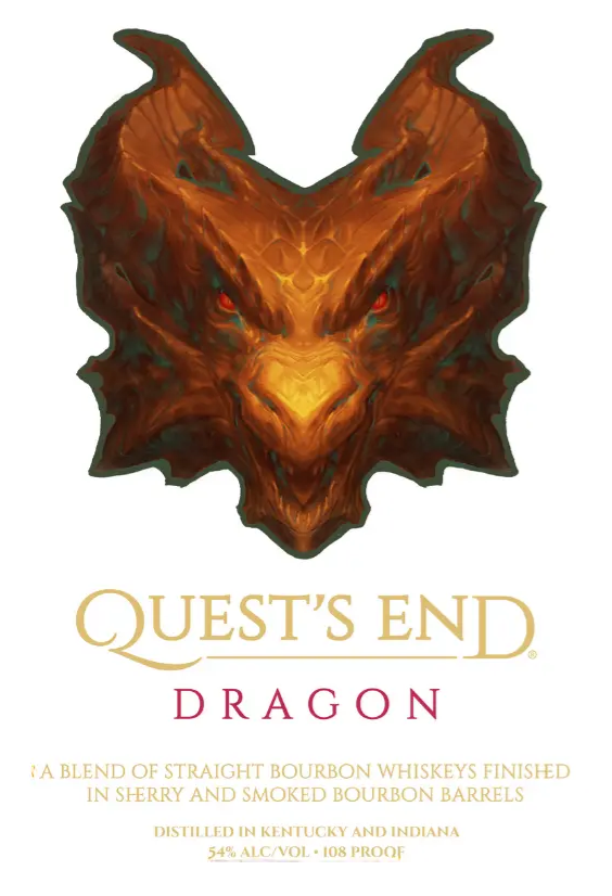 Quest's End Dragon Straight Bourbon Whiskey