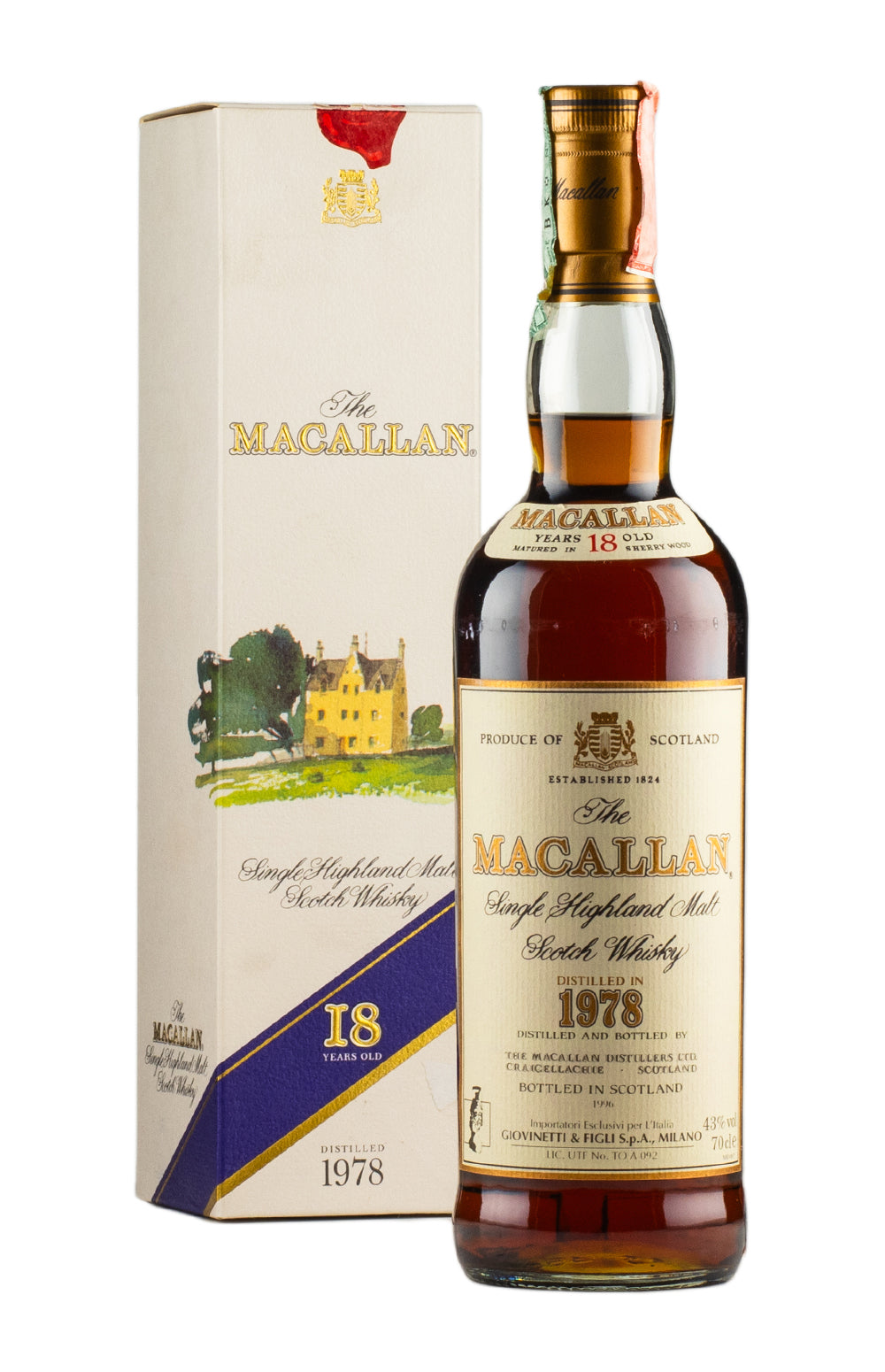 1978 Macallan 18 Year Old Sherry Oak Single Malt Scotch Whisky at CaskCartel.com