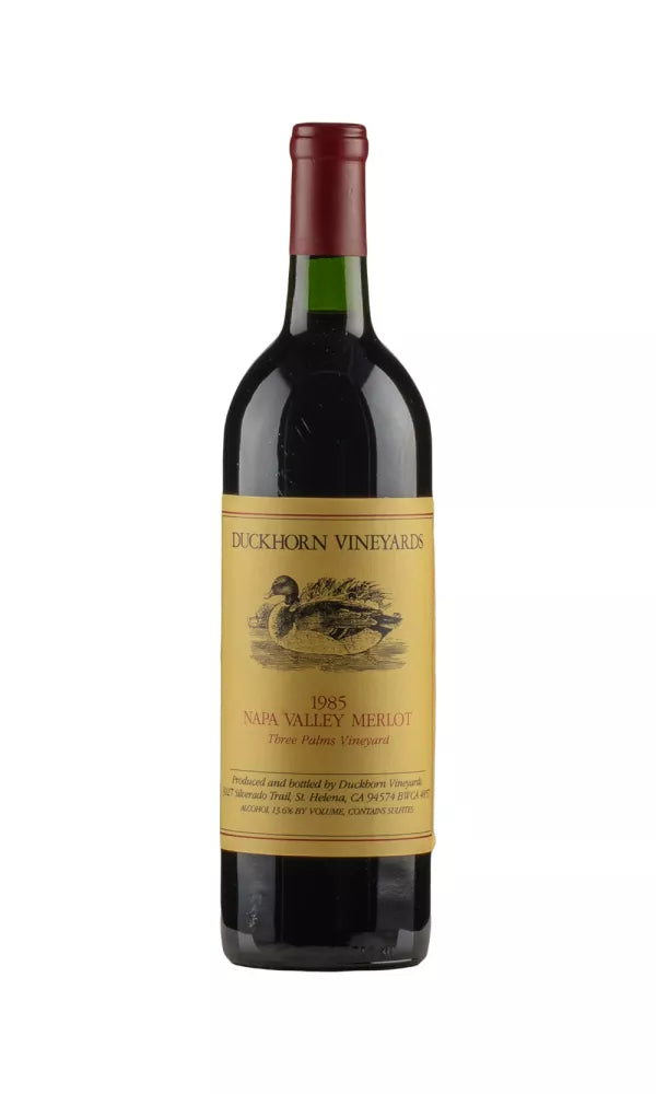 1985 | Duckhorn Vineyards | Three Palms Vineyard Merlot at CaskCartel.com