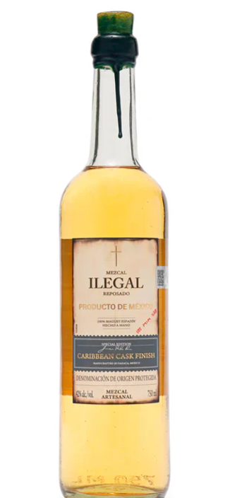 Ilegal Reposado Caribbean Cask Finish Mezcal at CaskCartel.com