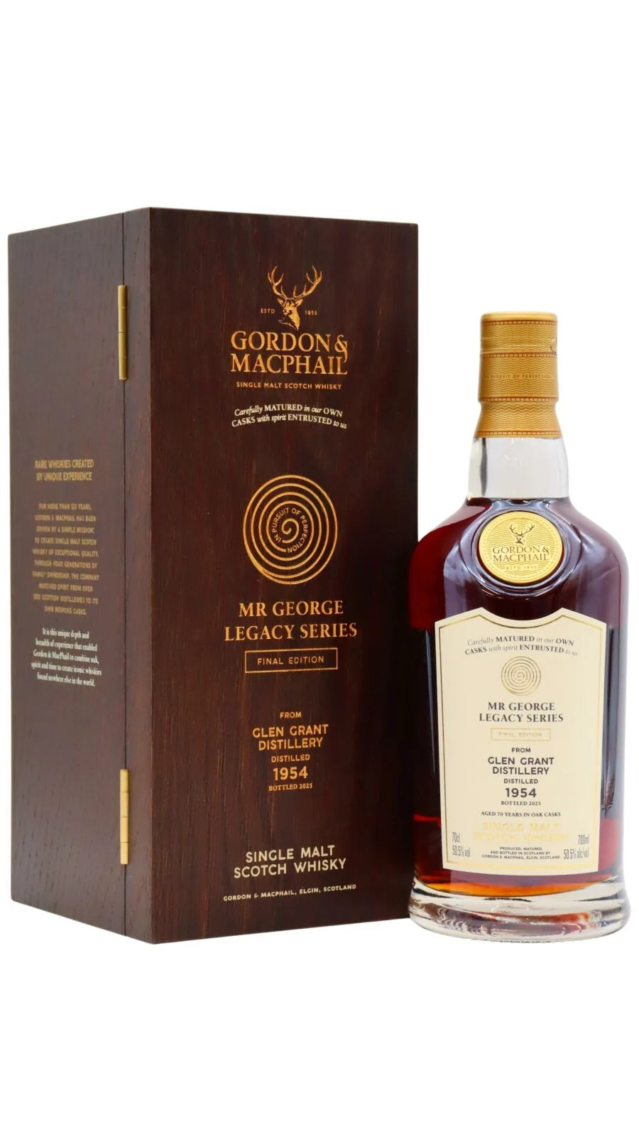 Glen Grant | 5th Edition | 70 Year Old 1954 | Mr. George Legacy (Gordon & MacPhail) Scotch Whisky | 700ML at CaskCartel.com