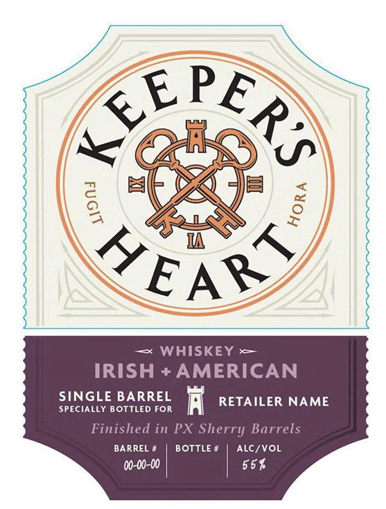 Keeper’s Heart Irish + American Single Barrel Finished In PX Sherry Barrels Whiskey at CaskCartel.com