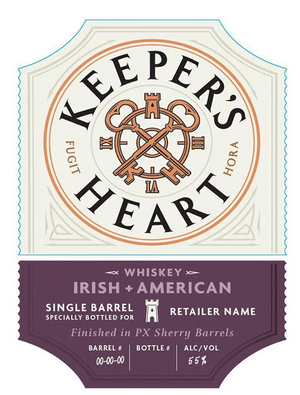 Keeper’s Heart Irish + American Single Barrel Finished In PX Sherry Barrels Whiskey at CaskCartel.com