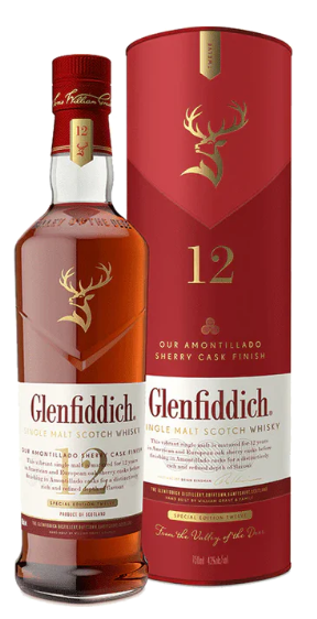 Glenfiddich Sherry Cask Finish 12 Year Old Single Malt Scotch Whisky at CaskCartel.com