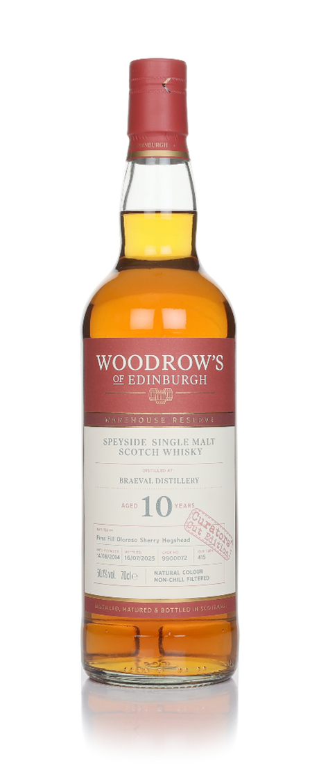 Braeval 10 Year Old 2014 - Woodrow's of Edinburgh Single Malt Scotch Whisky | 700ML at CaskCartel.com