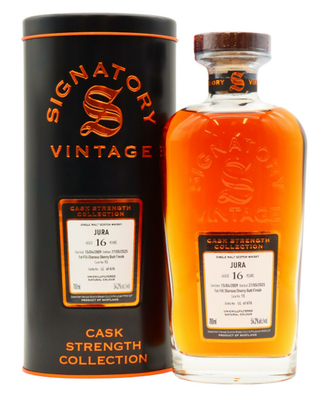 Jura Signatory Vintage 16 Year Old Single Cask #15 · 2009 Vintage Single Malt Scotch Whisky | 700ML at CaskCartel.com