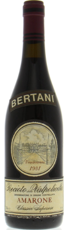 1981 | Bertani | Amarone della Valpolicella Classico at CaskCartel.com