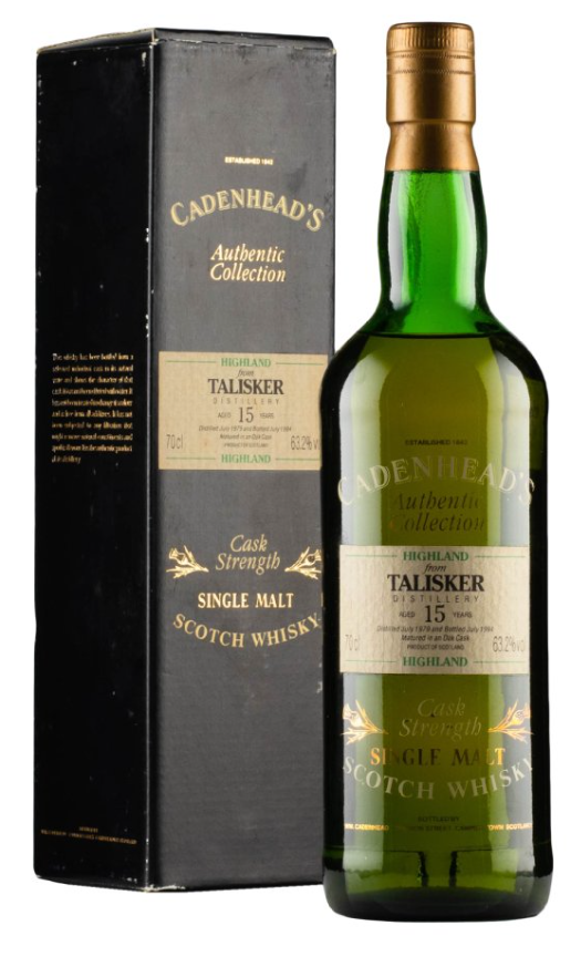 Talisker 15 Year Old Cadenheads 1979 Single Malt Scotland Whisky