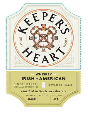 Keeper’s Heart Irish + American Single Barrel Finished In Sauternes Barrels Whiskey at CaskCartel.com