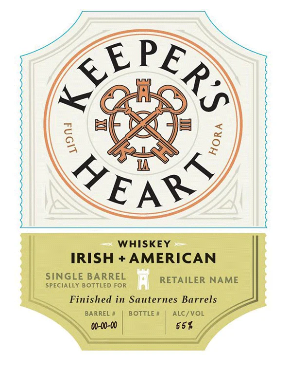 Keeper’s Heart Irish + American Single Barrel Finished In Sauternes Barrels Whiskey