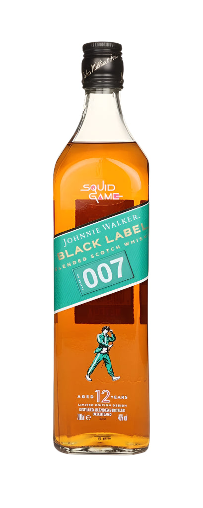 Johnnie Walker Black Label Squid Game 007 Limited Edition Blended Scotch Whisky | 700ML at CaskCartel.com