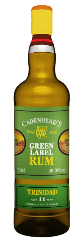 WM Cadenhead's Green Label 11 Year Old Trinidad Rum at CaskCartel.com