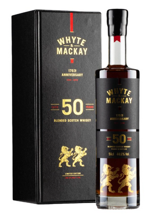 Whyte & Mackay 50 Year Old 175th Anniversary Blended Scotch Whisky | 500ML at CaskCartel.com