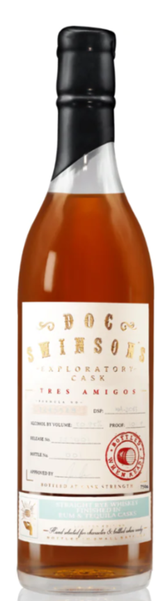 Doc Swinson's Exploratory Series Tres Amigos Straight Bourbon Whisky