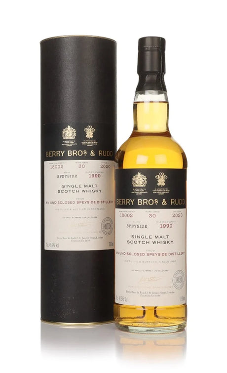 Undisclosed Speyside 30 Year Old 1990 Cask #18002 Berry Bros. & Rudd Single Malt Scotch Whisky | 700ML at CaskCartel.com