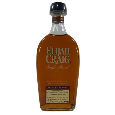 Elijah Craig Clubhouse Collection Amanda Balionis 9 Year Old Straight Bourbon Whisky at CaskCartel.com