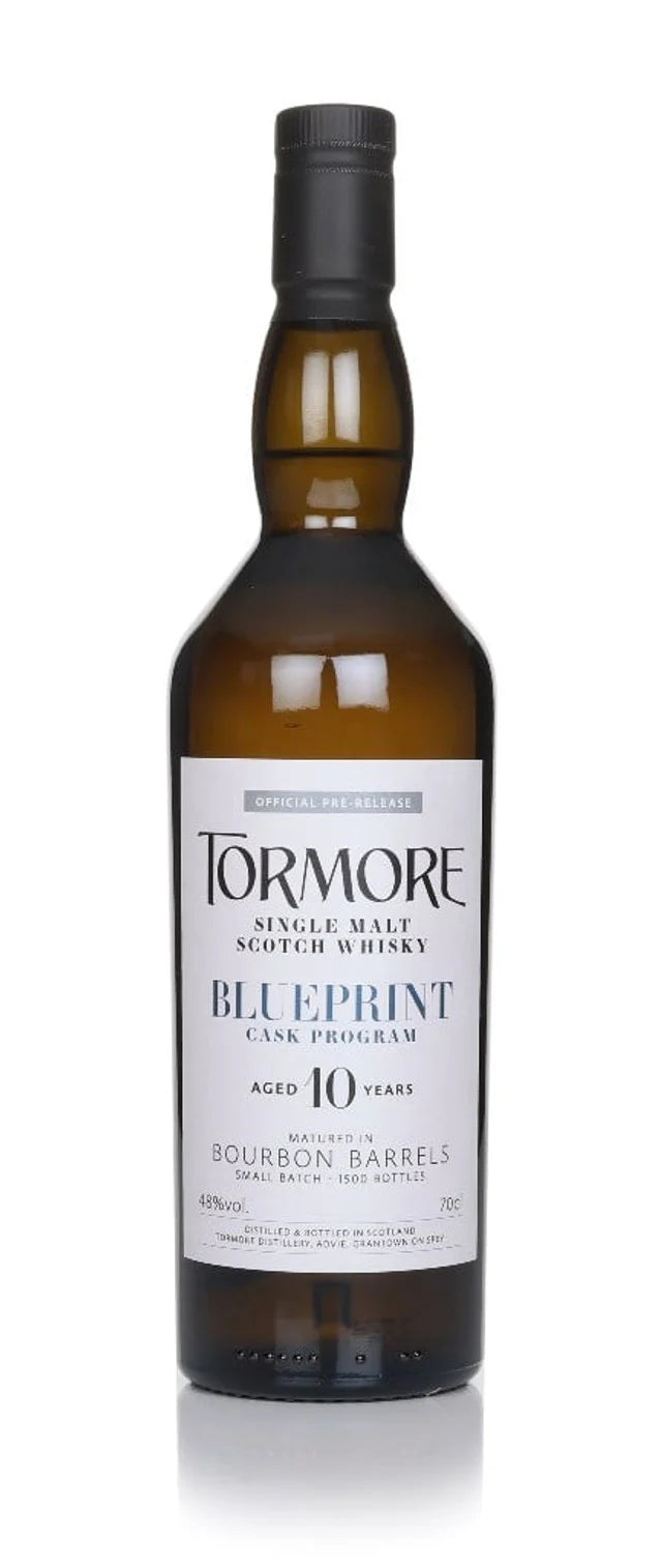 Tormore Blueprint 10 Year Old Bourbon Barrel Single Malt Scotch Whisky | 700ML at CaskCartel.com