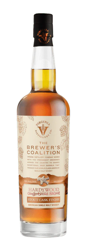 Virginia Distillery Co. Brewer's Coalition Hardywood Gingerbread Stout Cask Single Malt Whisky | 700ML at CaskCartel.com