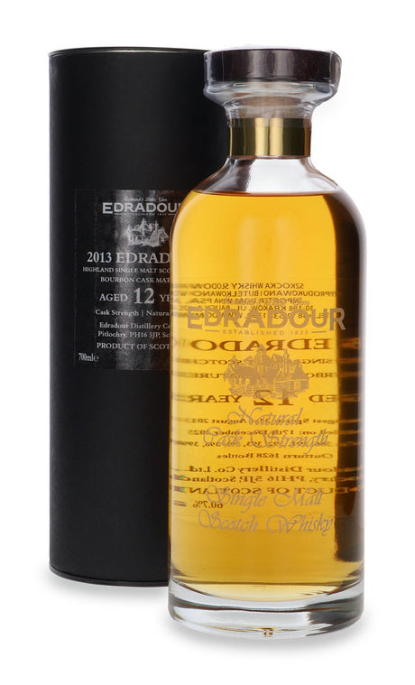 Edradour 12 Year Old (D.2013, B.2025) Bourbon Cask Matured Ibisco Decanter Single Malt Scotch Whisky | 700ML at CaskCartel.com
