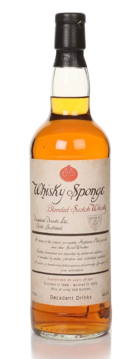 Whisky Sponge 46 Year Old 1969 Edition #86 Decadent Drinks Blended Scotch Whisky | 700ML at CaskCartel.com