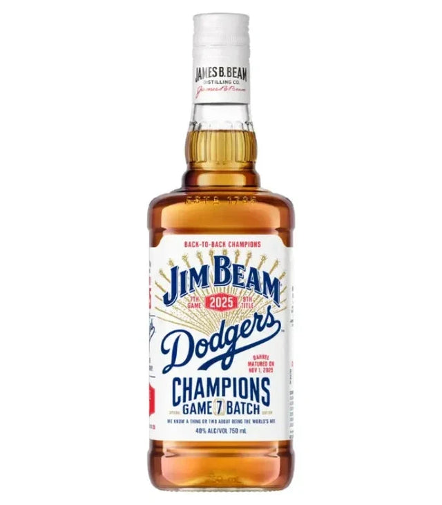 Jim Beam Dodgers Game 7 Batch 2025 Special Edition Kentucky Straight Bourbon Whiskey at CaskCartel.com