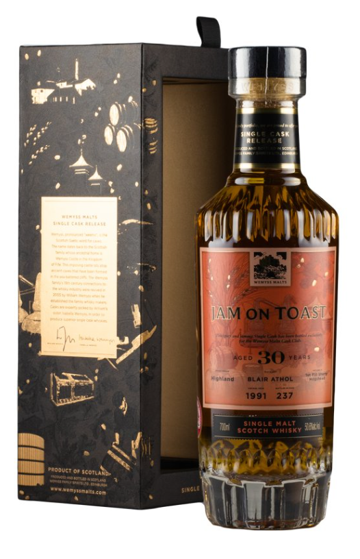 Blair Athol 30 Year Old Jam on Toast Wemyss Malts 1991 Single Malt Scotch Whisky | 700ML at CaskCartel.com