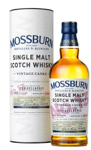 Mossburn 2007 Vintage Casks Craigellachie Distillery #13 Scotch Whisky at CaskCartel.com