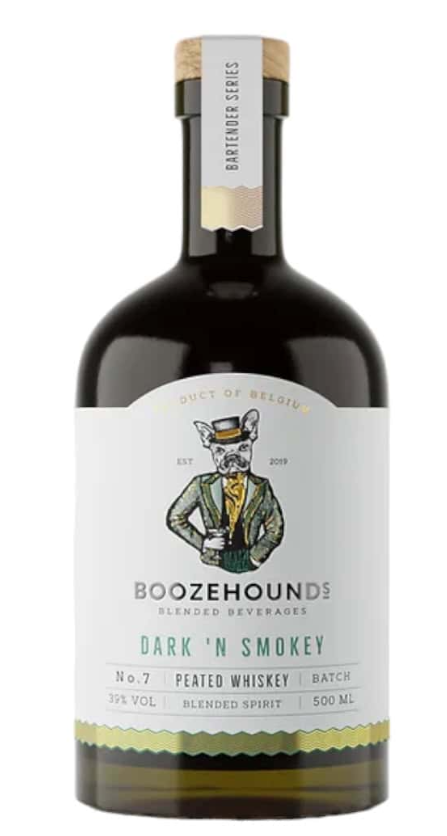 Boozehounds Dark'n Smokey Peated Whiskey | 500ML at CaskCartel.com