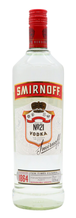 Smirnoff No. 21 Red Label Vodka | 1L at CaskCartel.com