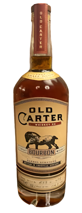 Old Carter Very Small Batch 1-NY/NJ Barrel strength Straight Bourbon 116.2 Proof Bottle 14 of 497 at CaskCartel.com