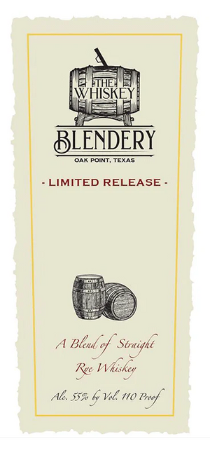 The Whiskey Blendery Limited Release Blend of Straight Rye Whiskey at CaskCartel.com