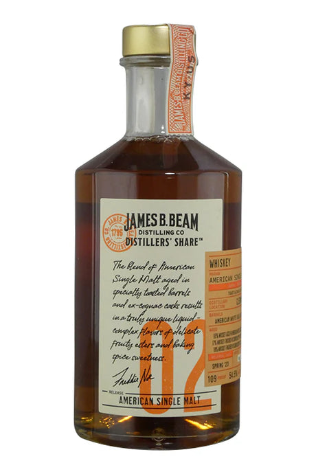 James B. Beam Distiller's Share #2 American Single Malt Whiskey | 375ML at CaskCartel.com