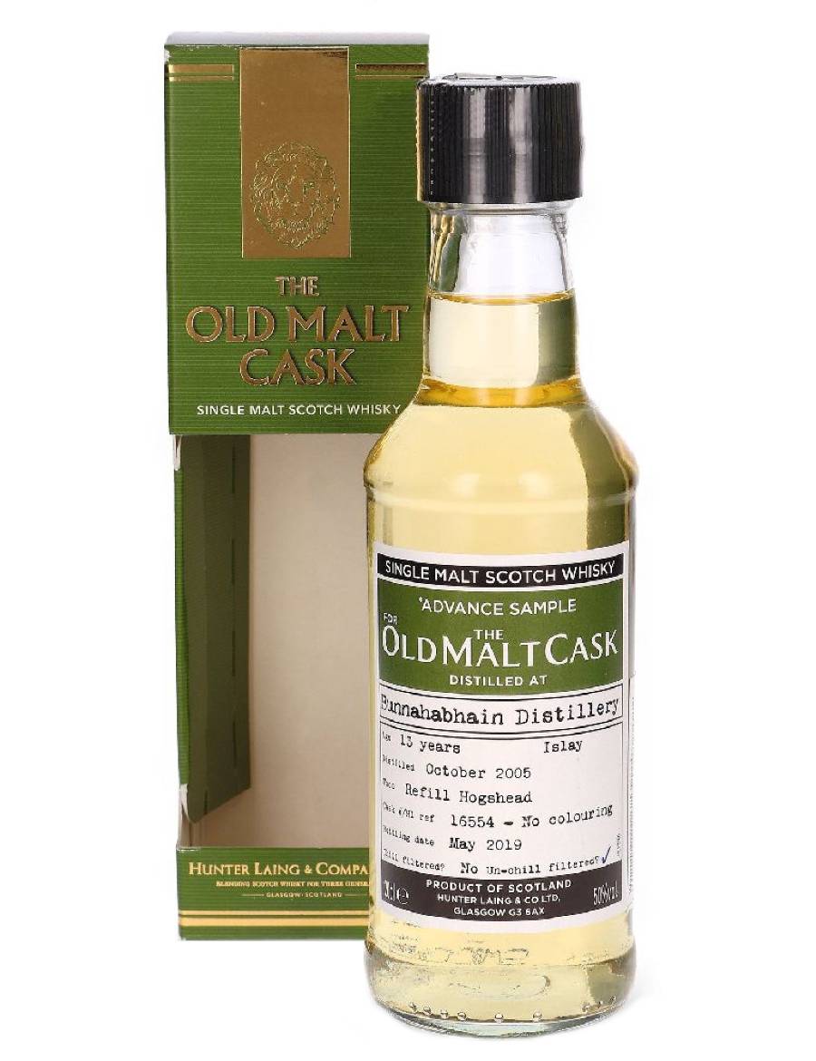 Bunnahabhain 13 Year Old (D.2005, B.2019) Old Malt Cask Scotch Whisky | 200ML at CaskCartel.com