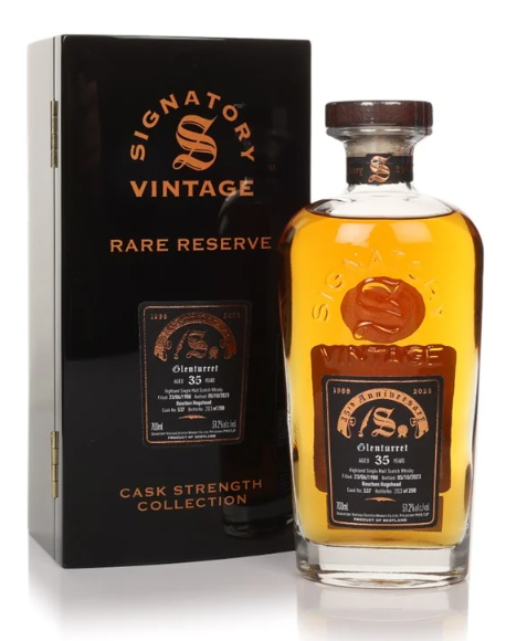 Glenturret 35 Year Old 1988 Cask #537 Cask Strength Collection Rare Reserve 35th Anniversary Signatory Single Malt Scotch Whisky | 700ML