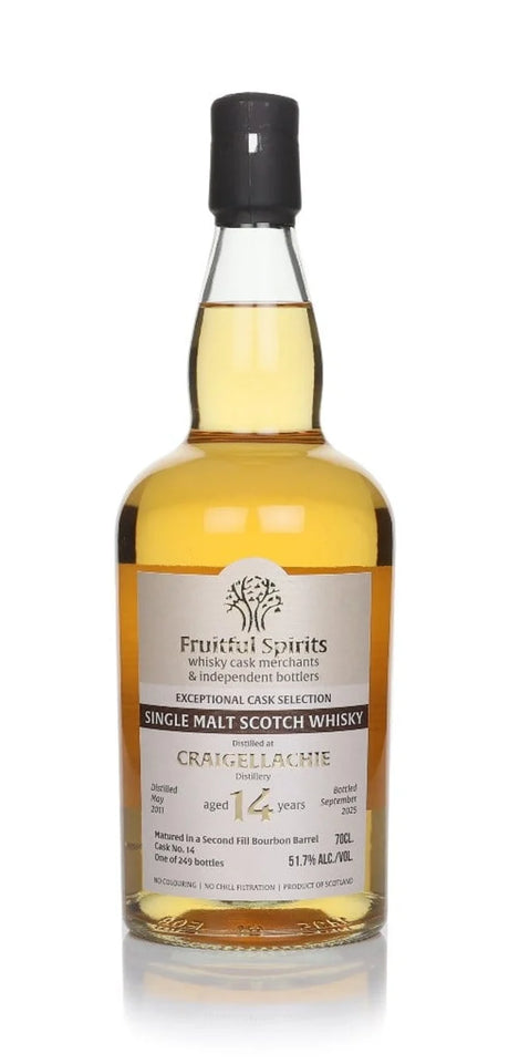 Craigellachie 14 Year Old 2011 Cask #14 - Fruitful Spirits Single Malt Scotch Whisky | 700ML at CaskCartel.com