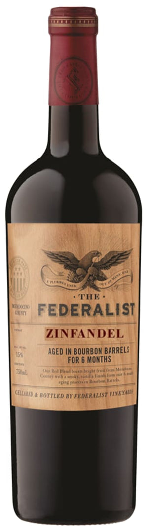 2017 | The Federalist | Zinfandel Aged In Bourbon Barrels For 6 Months at CaskCartel.com