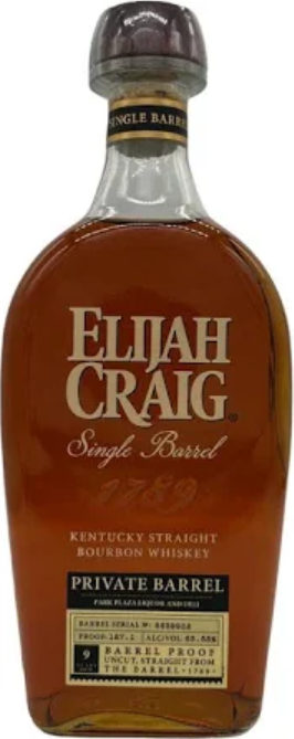 Elijah Craig Private Barrel Kentucky Barrel #6879511 9 Year Old Straight Bourbon Whiskey at CaskCartel.com