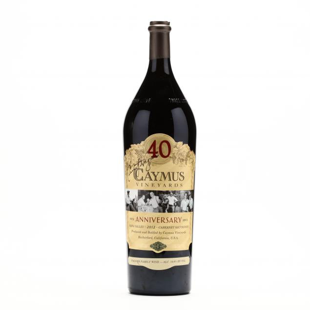 2012 | Caymus Vineyards | 40th Anniversary Cabernet Sauvignon (Magnum) at CaskCartel.com