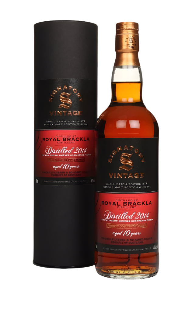 Brackla 10 Year Old 2014 - Small Batch Edition #17 (Signatory) Single Malt Scotch Whisky | 700ML at CaskCartel.com