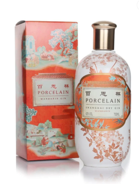 Porcelain Shanghai Dry Mandarin Gin | 700ML at CaskCartel.com