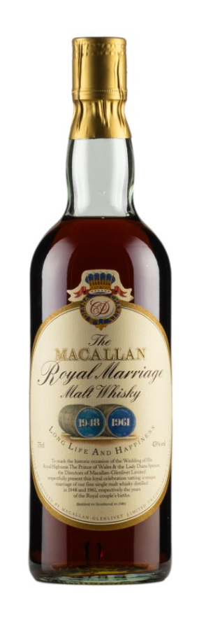 Macallan Royal Marriage Charles and Diana Single Malt Scotch Whisky at CaskCartel.com