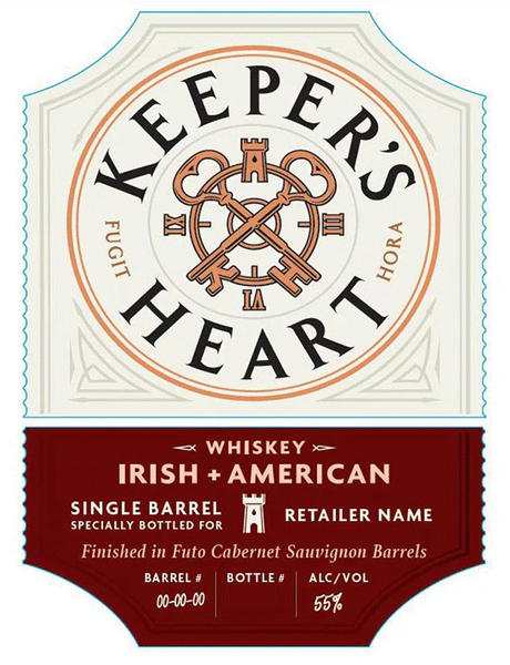 Keeper’s Heart Irish + American Finished In Futo Cabernet Sauvignon Barrel Whiskey at CaskCartel.com