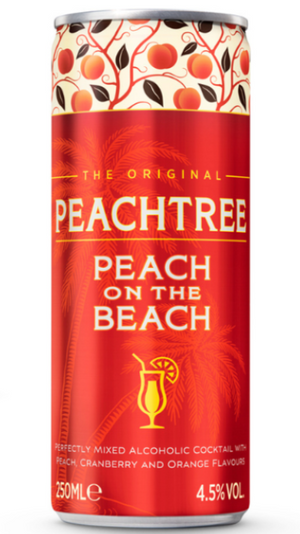 Peachtree | Peach On The Beach | RTD Cocktail | (4)*250ML at CaskCartel.com
