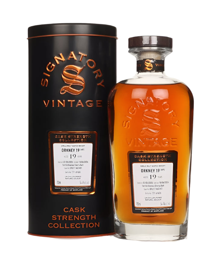 Secret Orkney (HP) 19 Year Old 2005 Cask #DRU17 A63 #31 - Cask Strength Collection (Signatory) Single Malt Scotch Whisky | 700ML at CaskCartel.com