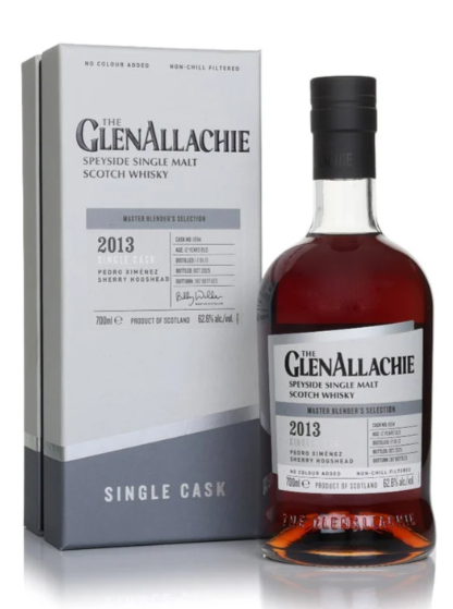 GlenAllachie 12 Year Old 2013 Cask #1094 Pedro Ximenez Sherry Hogshead Single Malt Scotch Whisky | 700ML at CaskCartel.com
